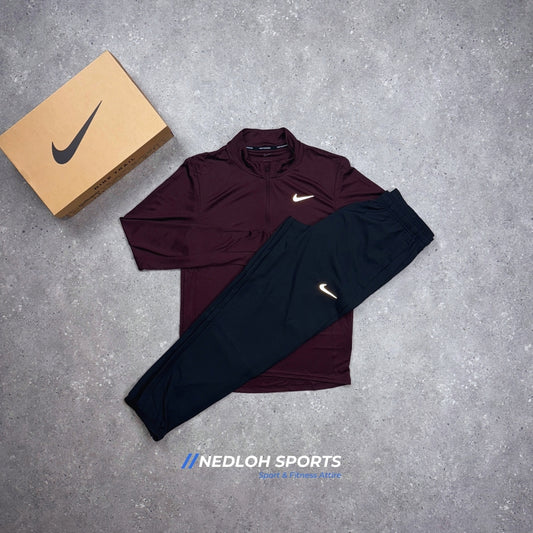 Nike Set | Midnight Maroon Pacer & Black Challenger Bottoms