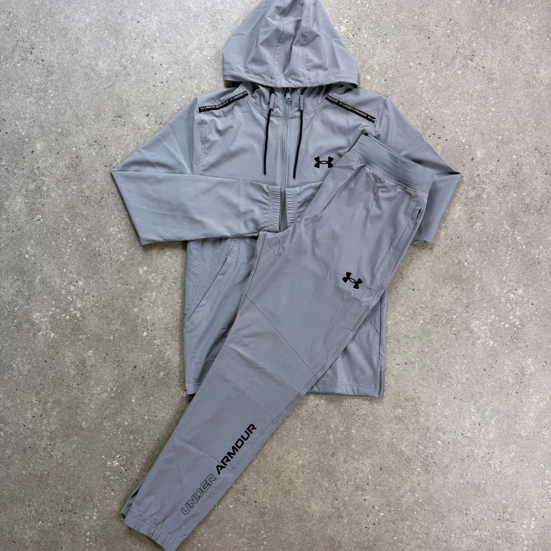Under Armour Woven Tracksuit- Grey