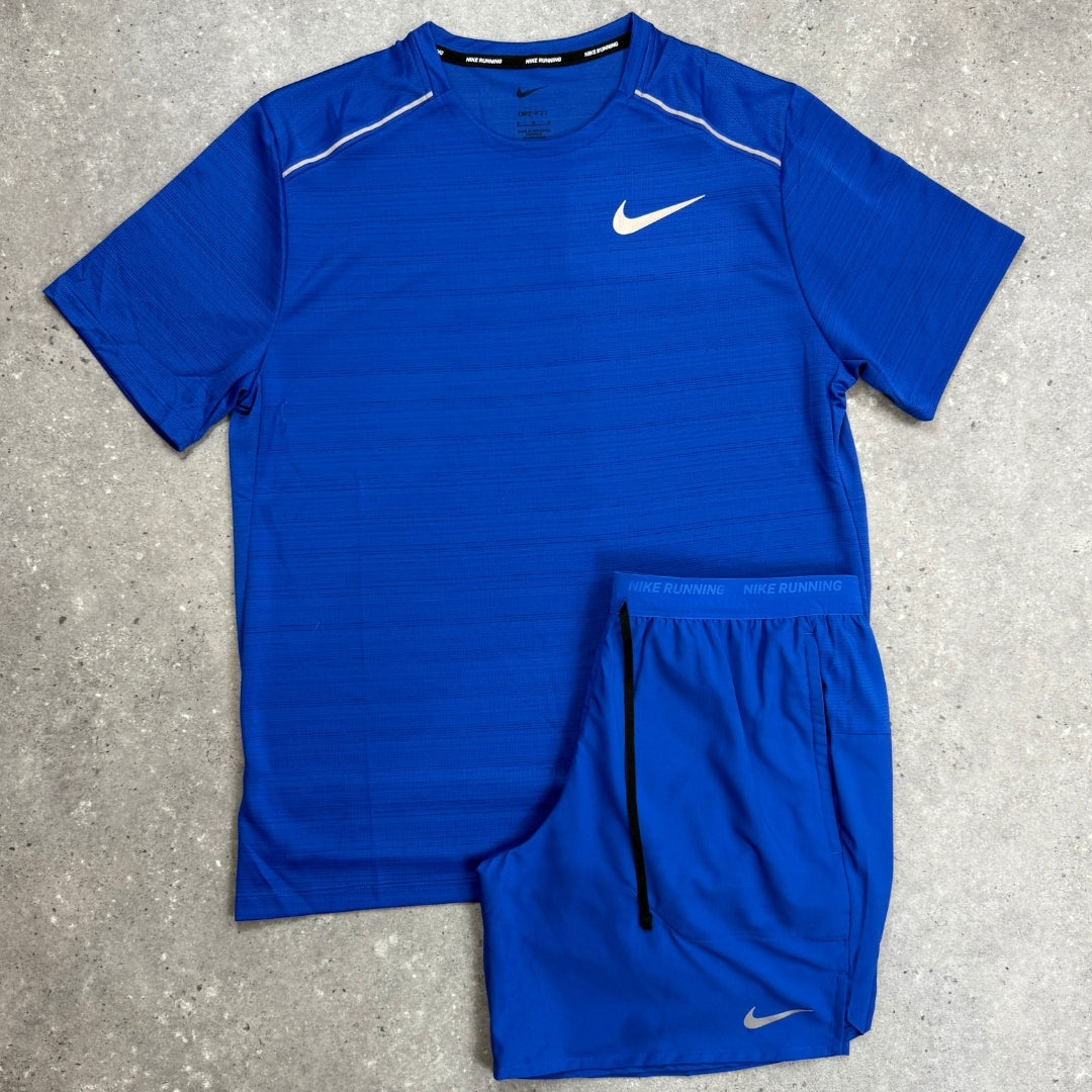 Nike Set | Royal Blue Miler & Royal Blue Flex Stride Short 5in