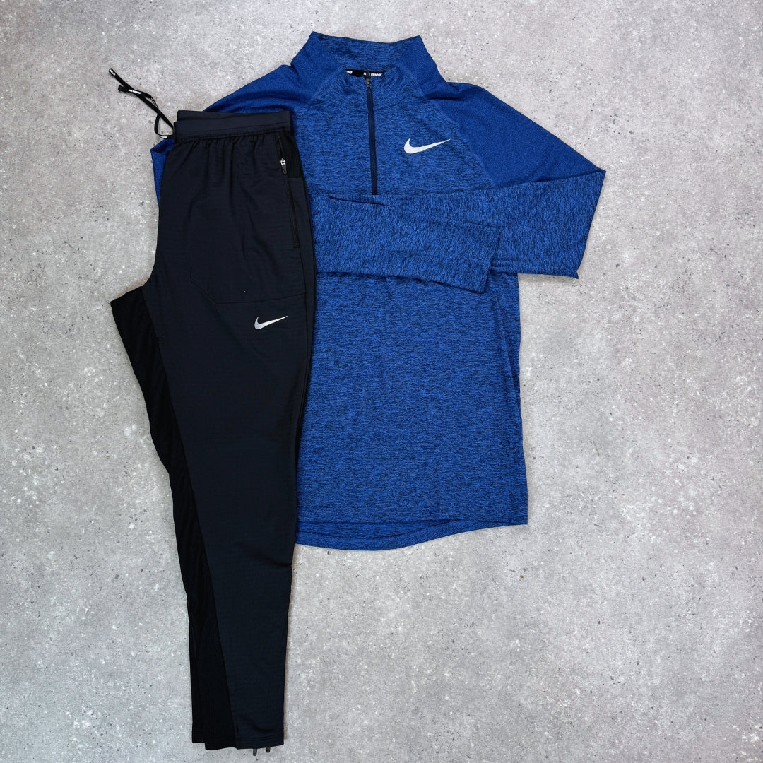 Nike 1/4 Zip Set | Obsidian 1/4 Zip & Black Phenom Bottoms