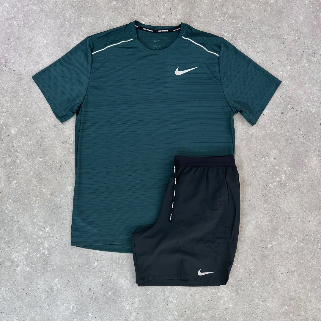 Nike Set | Deep Jungle Miler & 7in Flex Strides