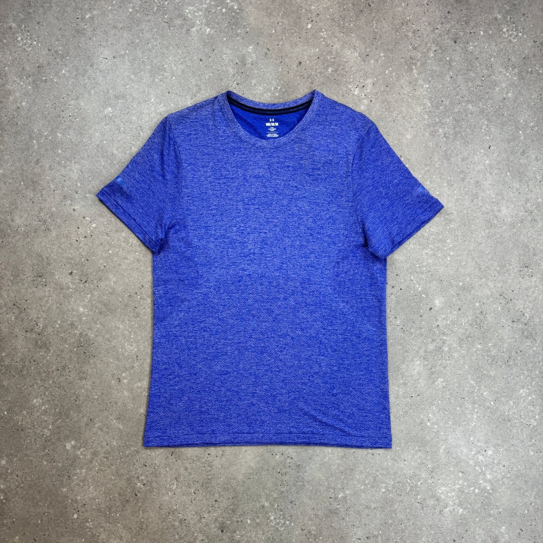 UA Seamless Grid Tee- Blue