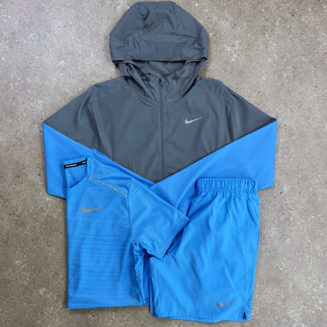Nike Tri-Set | University Blue Jacket, Miler and Short