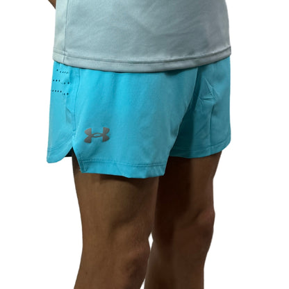 UA SpeedPocket 5in Shorts - Light Blue