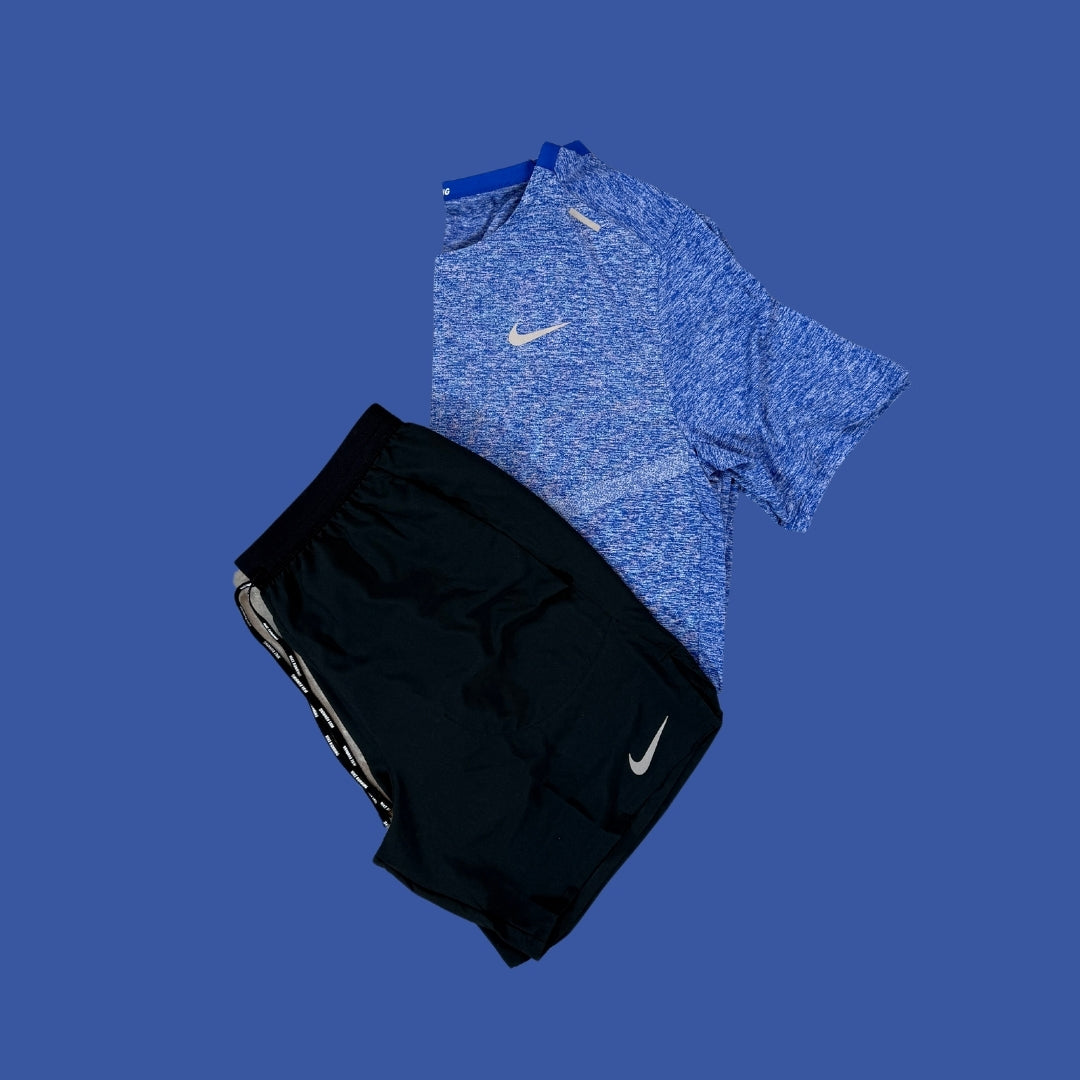 Nike Set | Rise 365 Game Royale/Blue & Black Flex Stride 7in