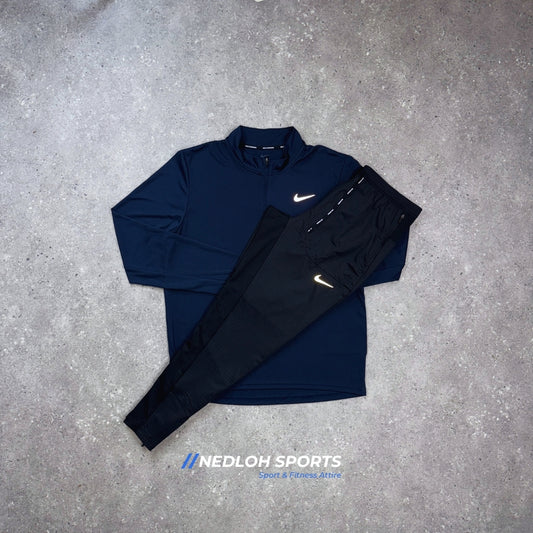 Nike Set | Navy Pacer 1/4 Zip & Black Phenom Bottoms