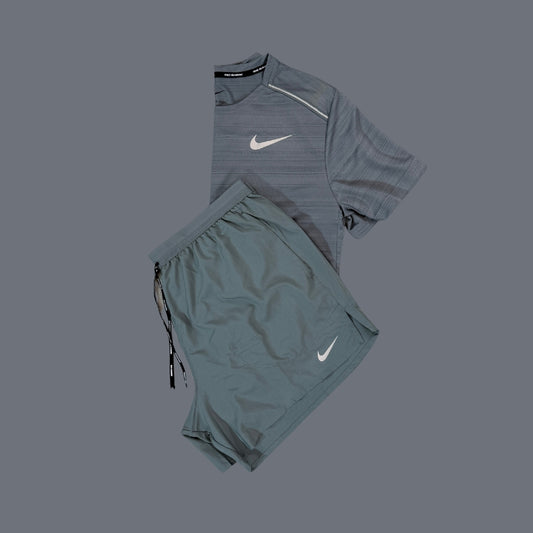 Nike Set | Grey Miler & Grey Flex Stride 5in