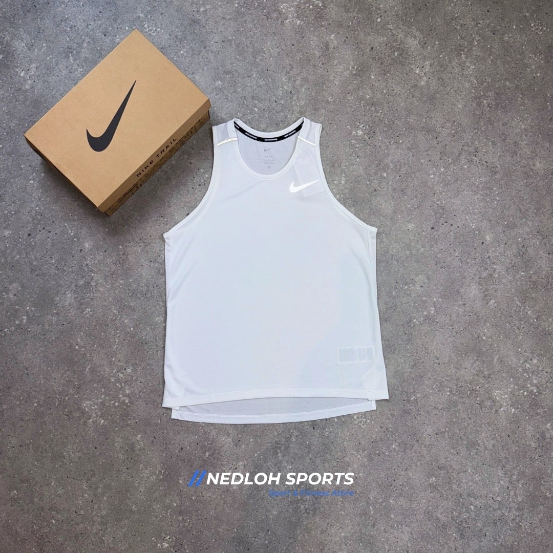 Nike Dri-Fit Miler Vest - White