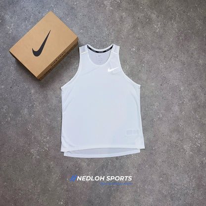 Nike Dri-Fit Miler Vest - White