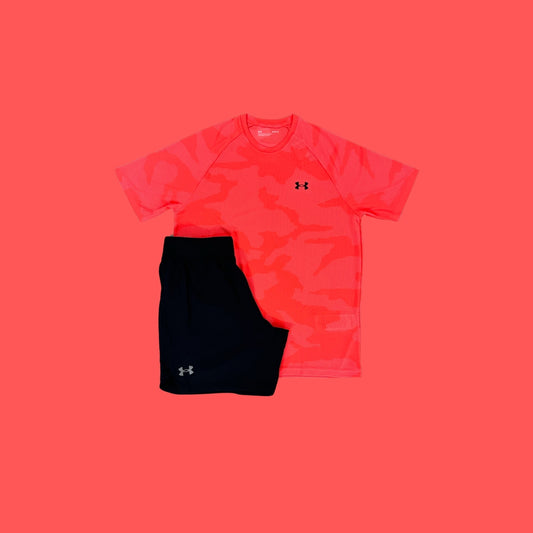 UA Pink Set | Pink Jacquard & Speedpocket 7in