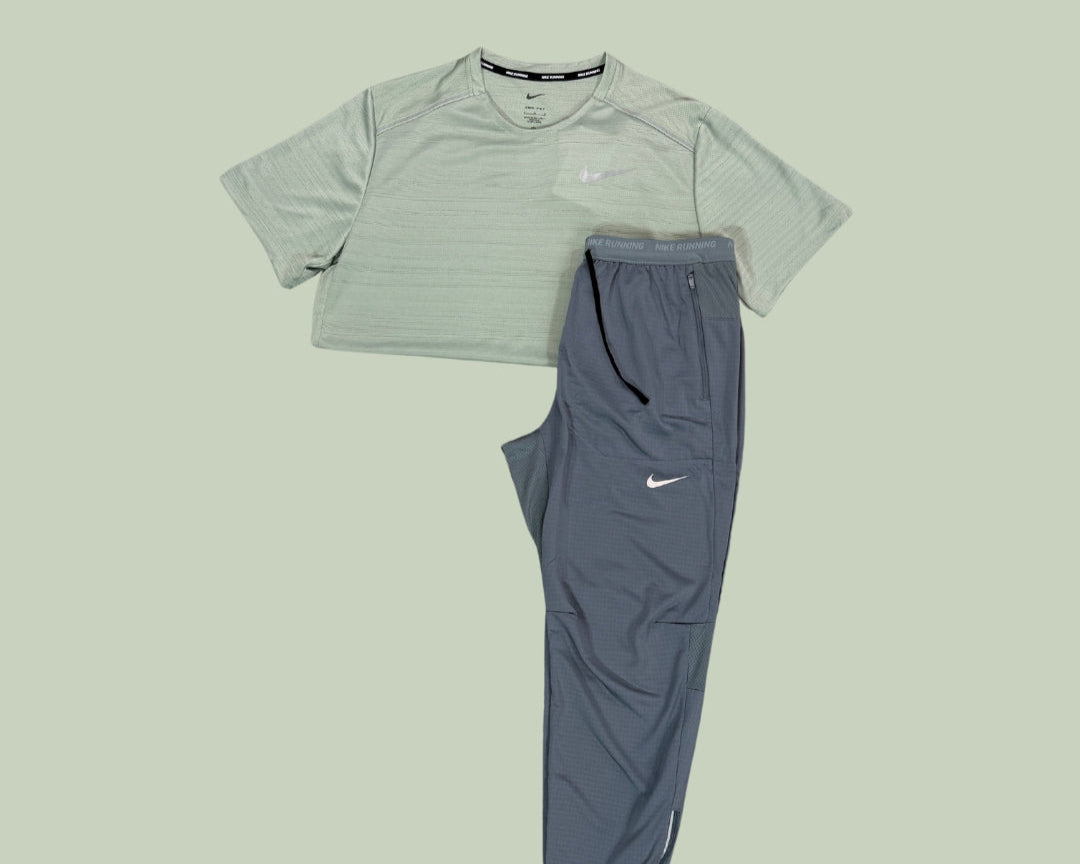 Nike Set | Jade Horizon Miler & Grey Phenom Bottom