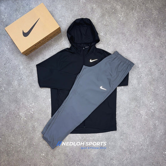 Nike Set | Black Essential Jacket & Grey Challenger Trouser