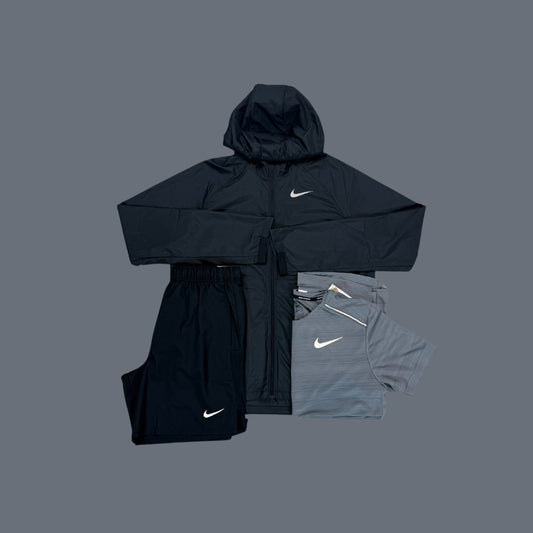 Nike Set | Essential Jacket, Black Challenger & Grey Miler