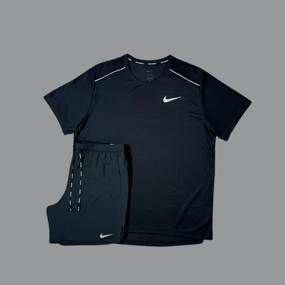 Nike SS Black Miler & 7in Flex Stride Shorts