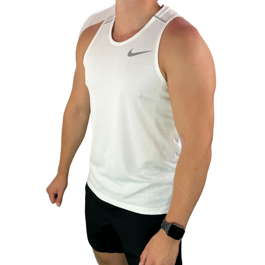 Nike Dri-Fit Miler Vest - White