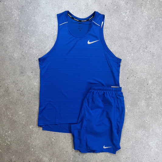 Nike Set | Blue Miler Vest & Blue 7in Challenger Shorts