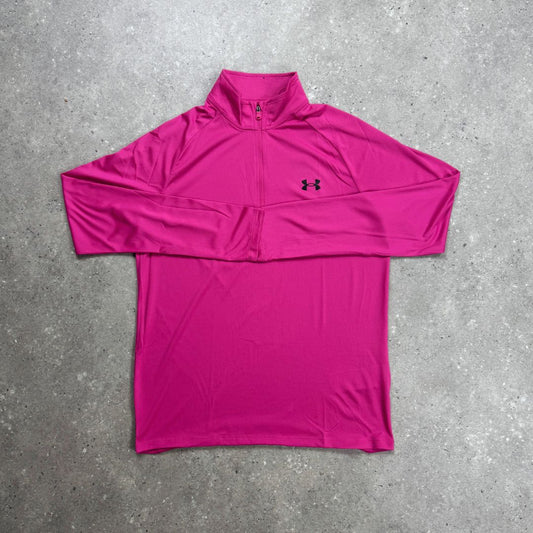 UA Velocity 1/4 Zip - Pink