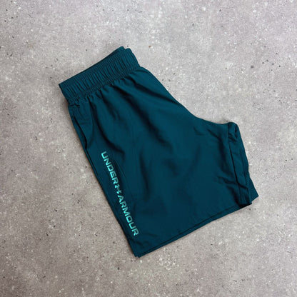 UA Elevated Woven 2.0 Shorts  - Turquoise/Green