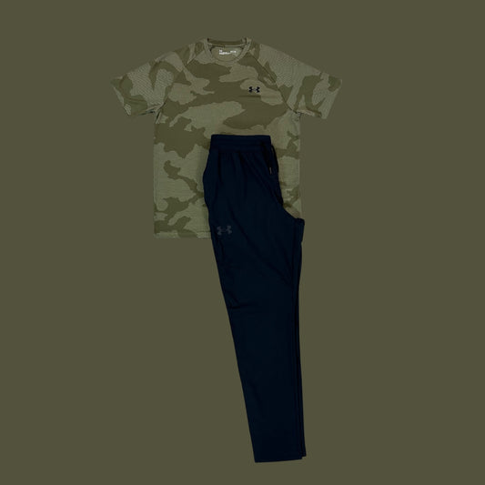 UA Camo Jacquard Set | Camo Tee & Tapered Bottoms