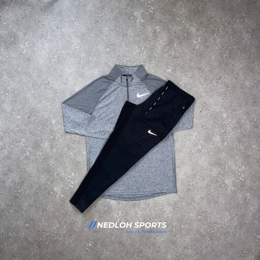 Nike Set | Nike Element 2.0 1/4 Zip Grey & Black Phenom Pants