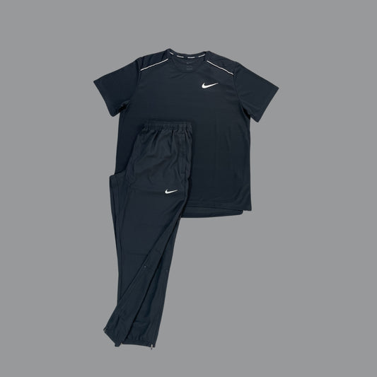 Nike Set- Black Miler and Black Essential Woven Trouser