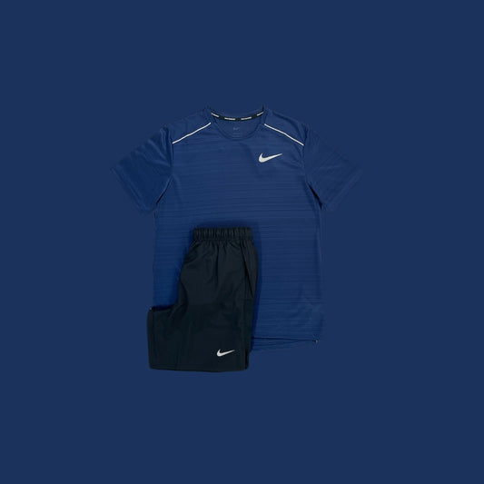 Nike Set- Navy Miler and Black Challenger Shorts 7in