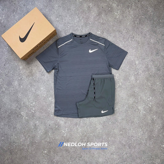 Nike Set | Grey Miler & Grey Flex Stride 5in