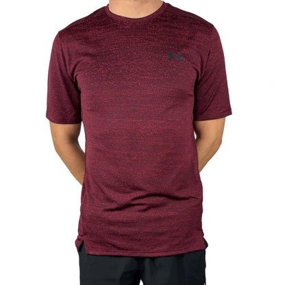 UA Tech Vent Jacquard Tee - Red