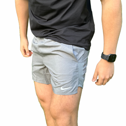 Nike Challenger Dri-Fit 5in Running Shorts - Smoke Grey/Heather