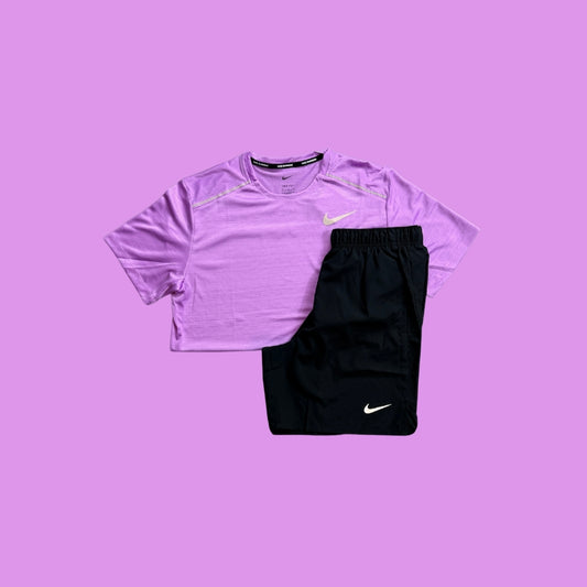 Nike Set | Rush Fuchsia & Black Challenger Short 7in