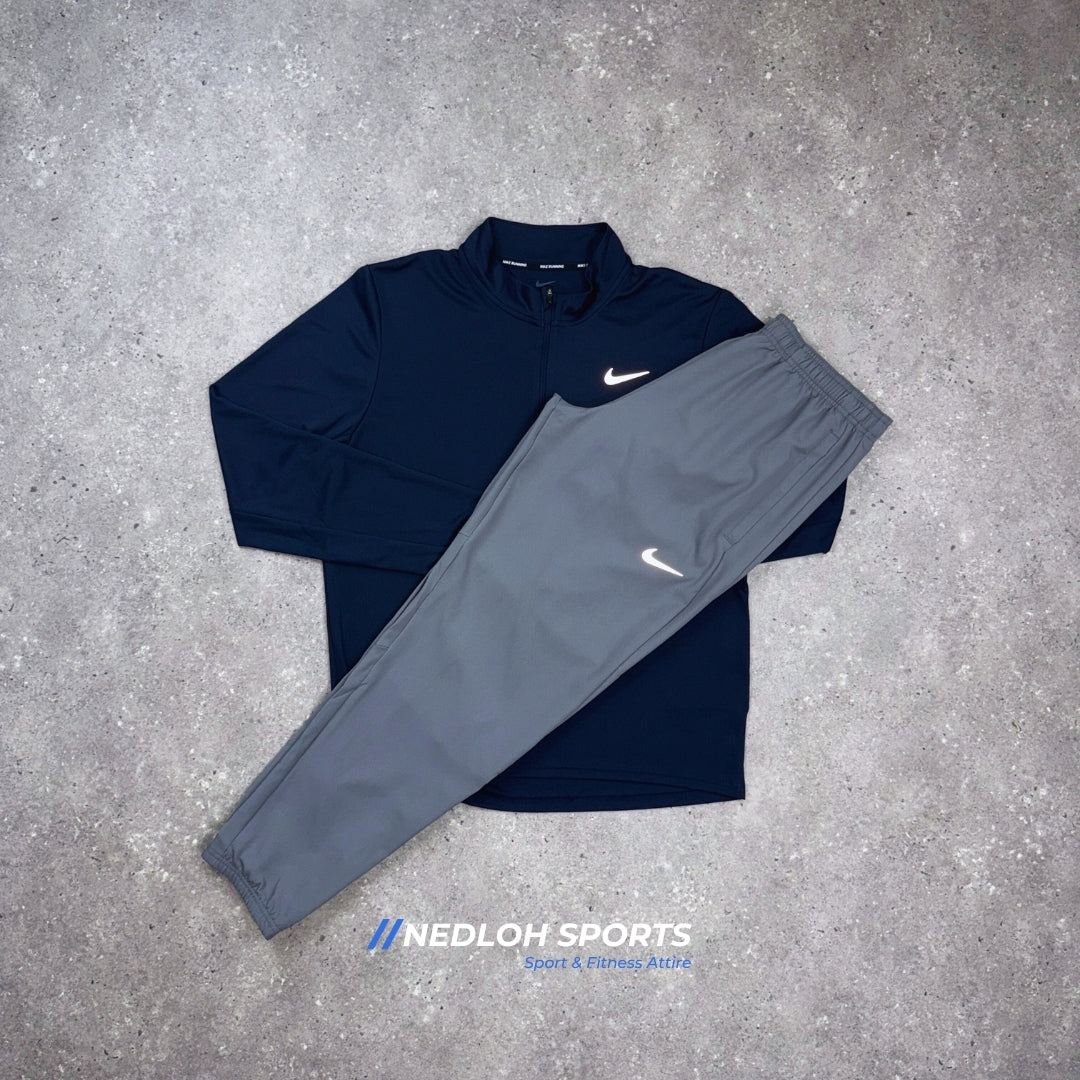 Nike Set | Navy Pacer 1/4 Zip & Grey Challenger Trouser