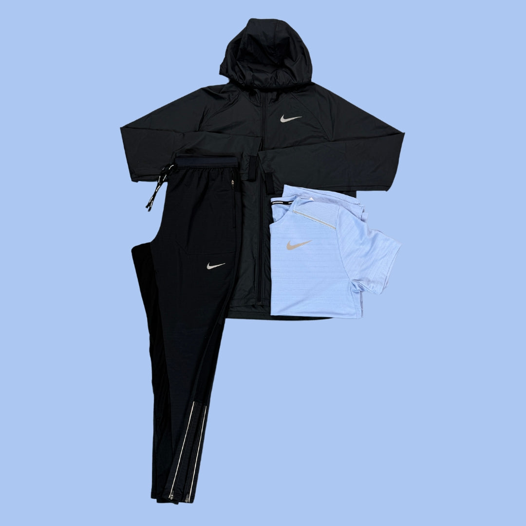 Nike Set | Essential Jacket, Black Phenom & Cobalt Bliss Miler