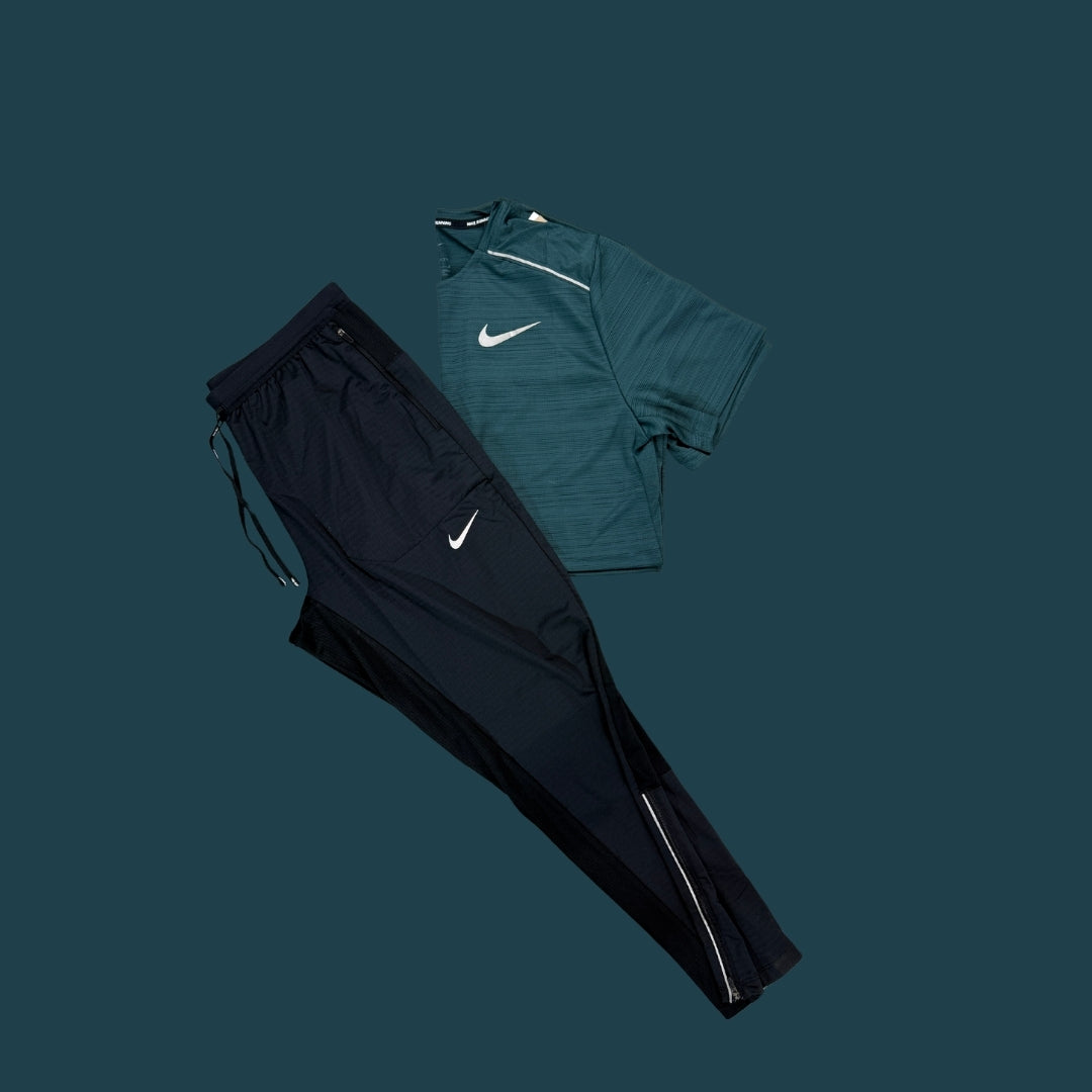 Nike Set | Deep Jungle Miler & Black Phenom Bottom