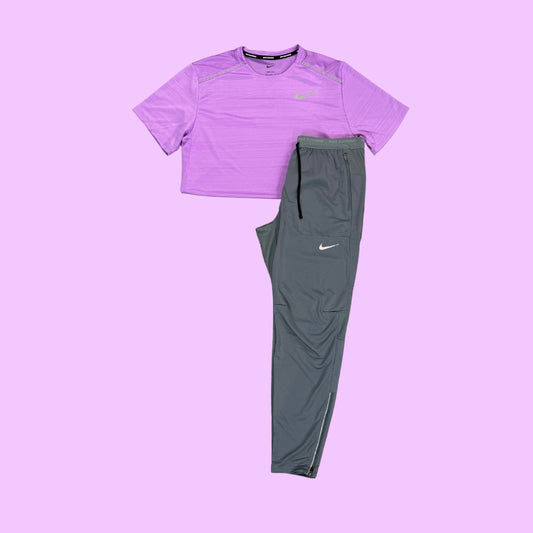 Nike Set | Rush Fuchsia Miler & Grey Phenom Bottom