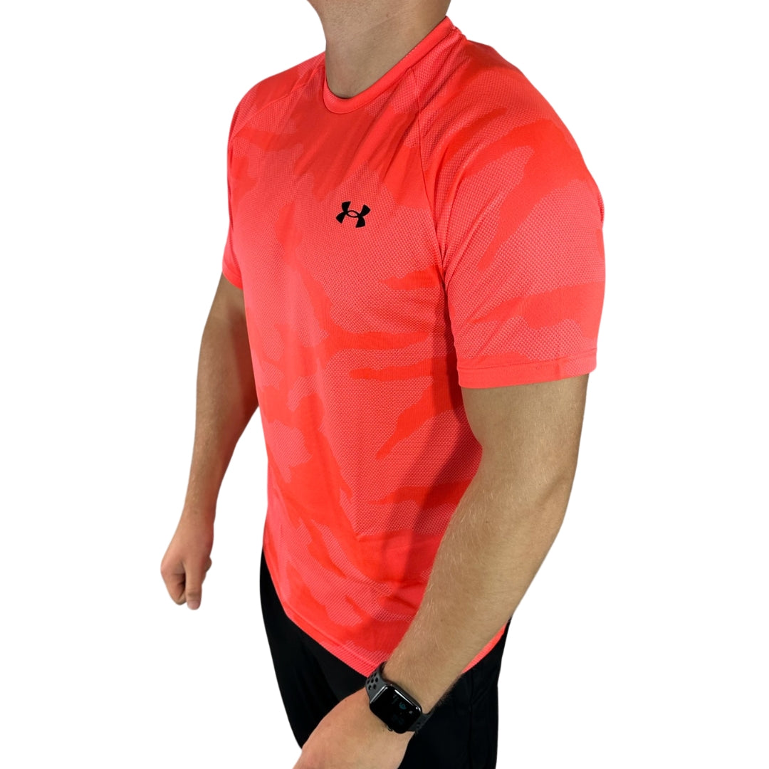 UA Velocity Jacquard Tee - Pink