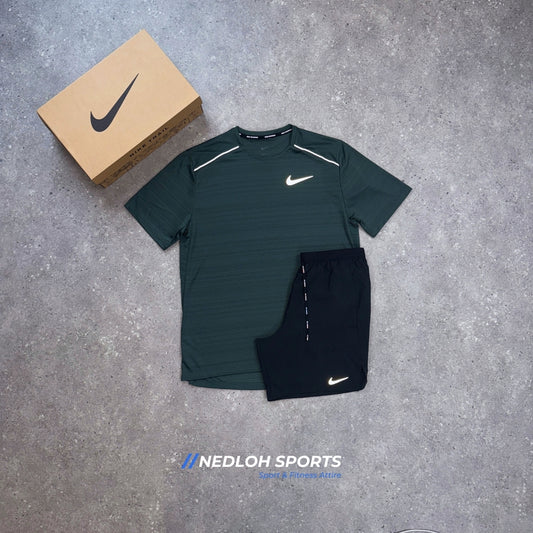 NIke Miler Set | Vintage Green Miler & Black Flex Strides 7in