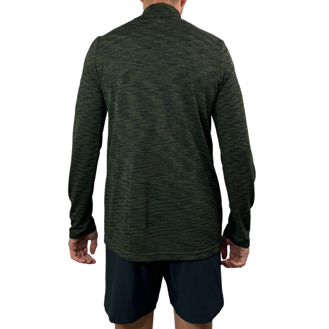 UA Seamless 1/2 Zip - Khaki Green