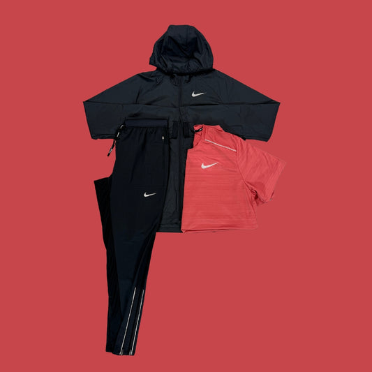 Nike Set | Essential Jacket, Black Phenom Trousers & Adobe Miler