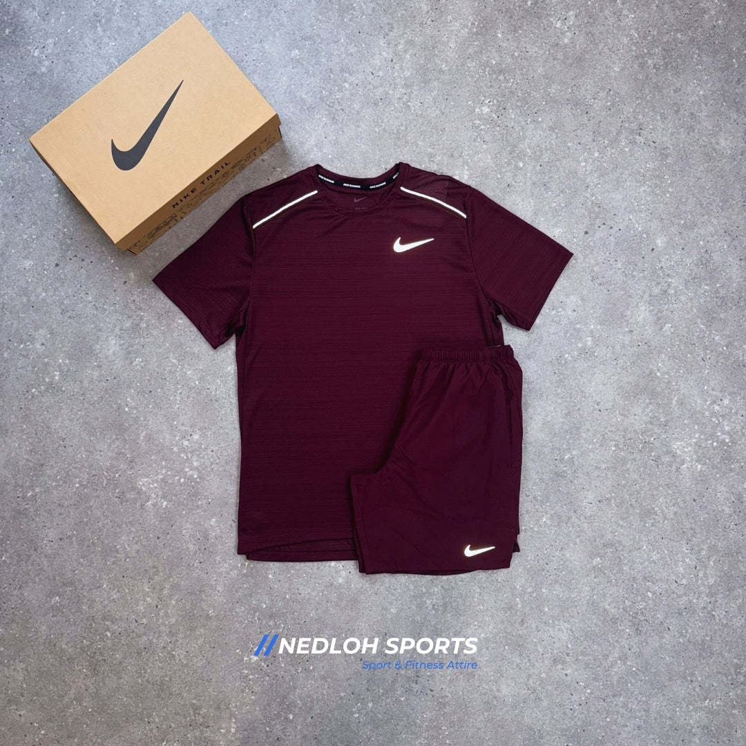 Nike Miler Set | Midnight Maroon Miler & Midnight Maroon Challenger 7in Shorts