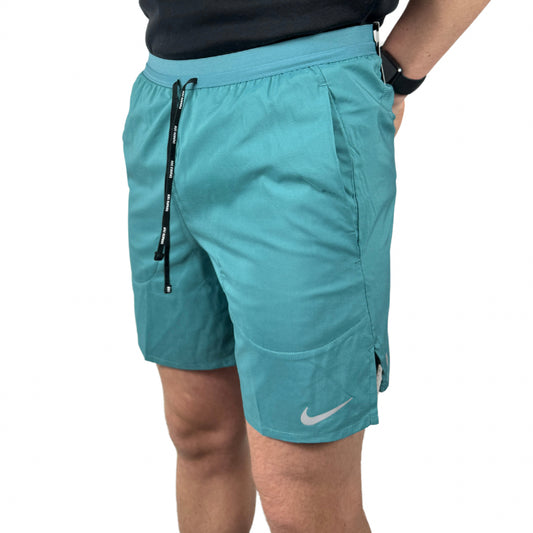 Nike Flex Stride 7in Shorts (Horizontal Tick)- Mineral Teal