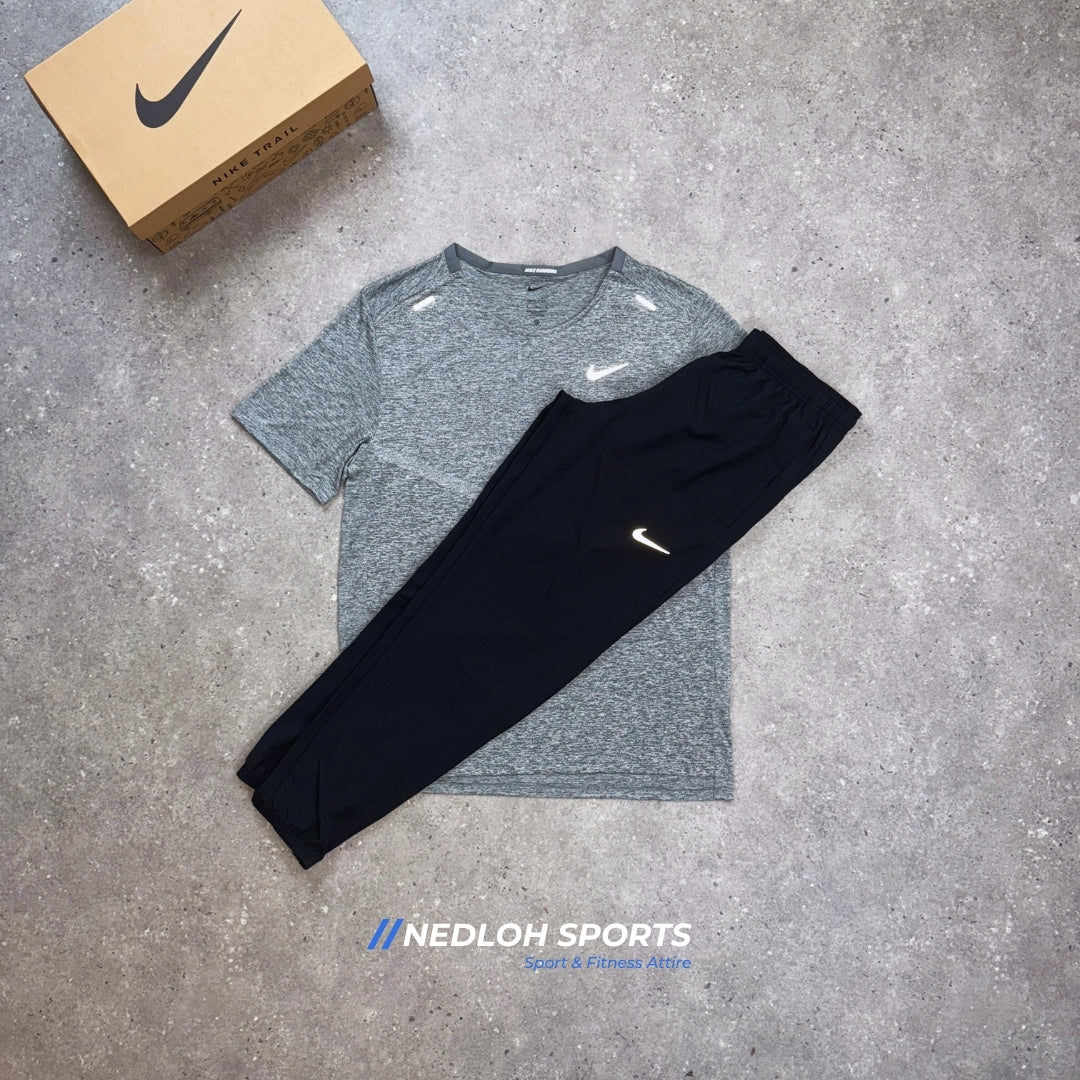 Nike Set | Iron Grey Rise 365 & Black Challenger Trouser