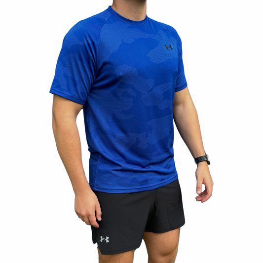 UA Velocity Jacquard Tee - Blue