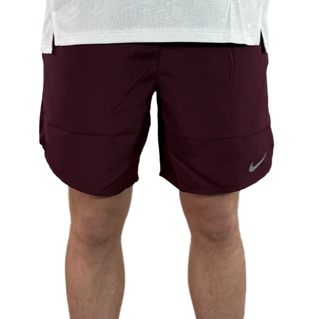 Nike Challenger Dri-Fit 7in Running Shorts - Maroon