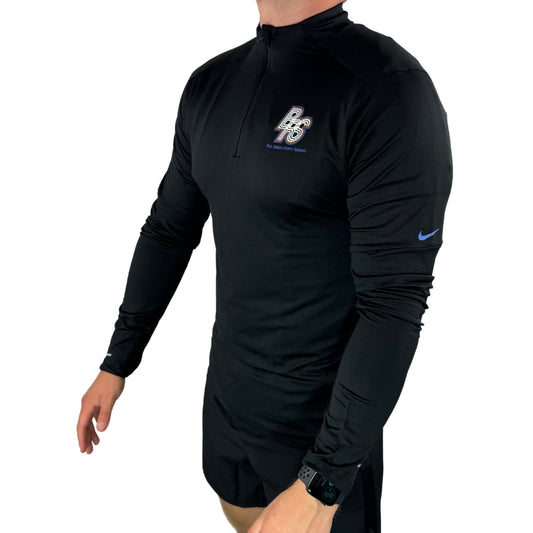 Nike Dri Fit 1/4 Zip Running Energy- Black