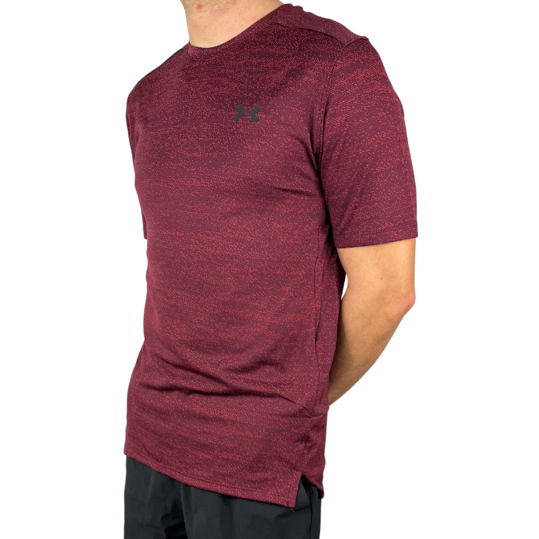 UA Tech Vent Jacquard Tee - Red