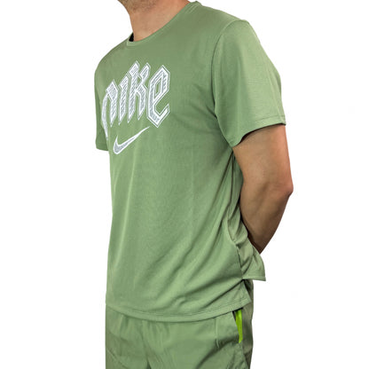 Nike Dri-Fit Running Division Miler - Oil Green/ Action Green