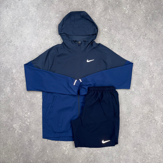 Nike Windrunner Jacket & Challenger Short Set- Thunder Blue