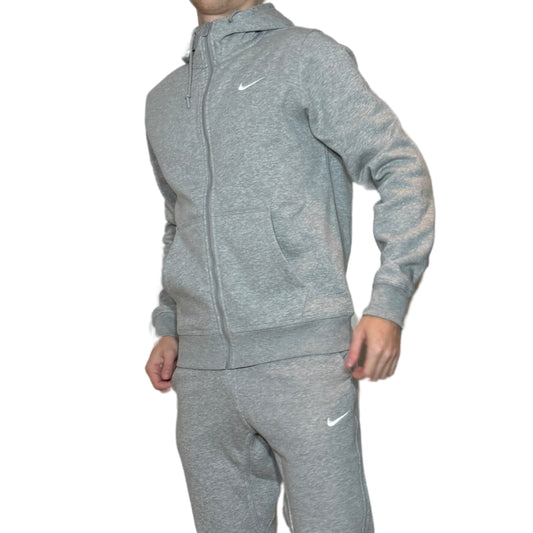 Nike Club Fleece Zip Hoodie - Grey