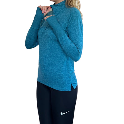 Nike Dri-Fit Element Half Zip Top - MarinaWashed TealHeather