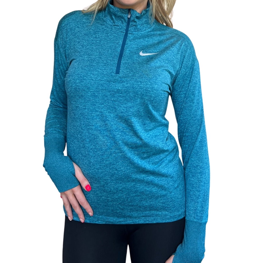 Nike Dri-Fit Element Half Zip Top - MarinaWashed TealHeather